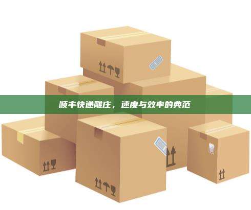顺丰快递雕庄，速度与效率的典范