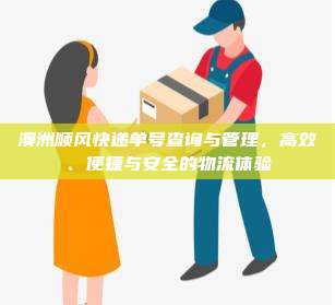 澳洲顺风快递单号查询与管理，高效、便捷与安全的物流体验