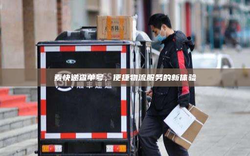 素快递查单号，便捷物流服务的新体验