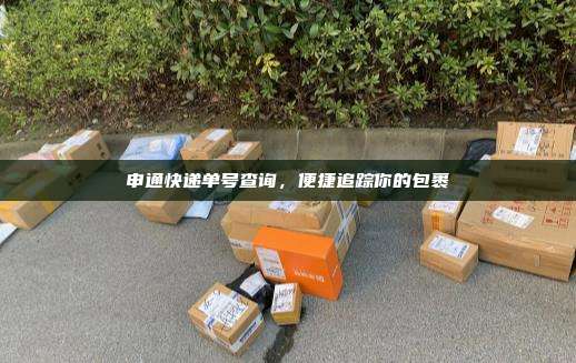 申通快递单号查询，便捷追踪你的包裹