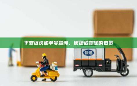 平安达快递单号查询，便捷追踪您的包裹