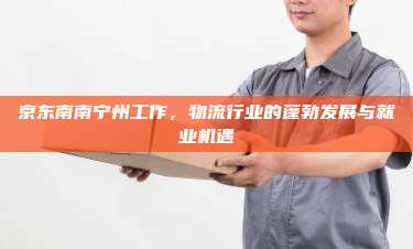 京东南南宁州工作，物流行业的蓬勃发展与就业机遇