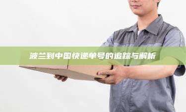 波兰到中国快递单号的追踪与解析