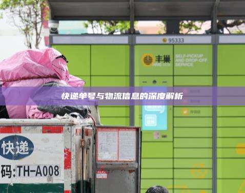 快递单号与物流信息的深度解析