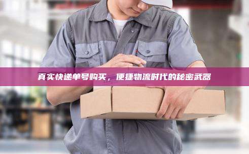真实快递单号购买，便捷物流时代的秘密武器