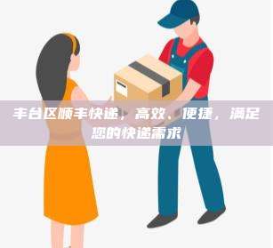 丰台区顺丰快递,高效、便捷,满足您的快递需求