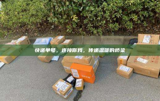 快递单号，连接你我，传递温暖的桥梁