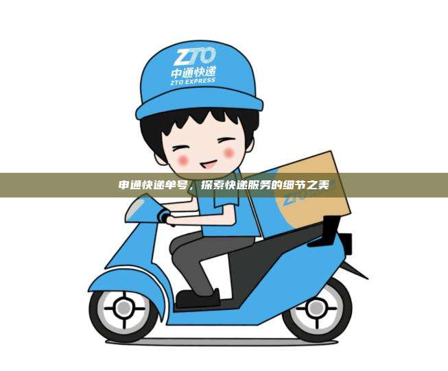 申通快递单号，探索快递服务的细节之美