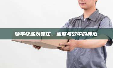 顺丰快递刘安庄，速度与效率的典范