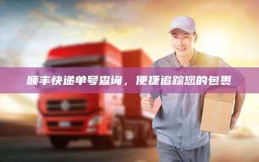 顺丰快递单号查询，便捷追踪您的包裹