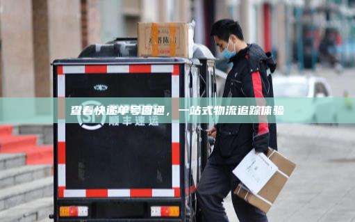 查看快递单号圆通，一站式物流追踪体验