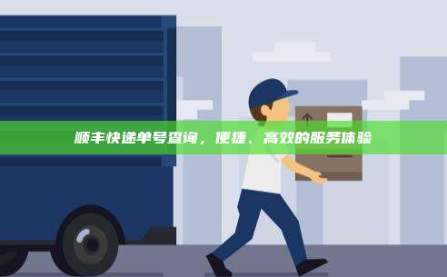 顺丰快递单号查询，便捷、高效的服务体验