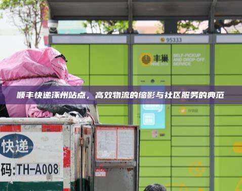 顺丰快递涿州站点,高效物流的缩影与社区服务的典范