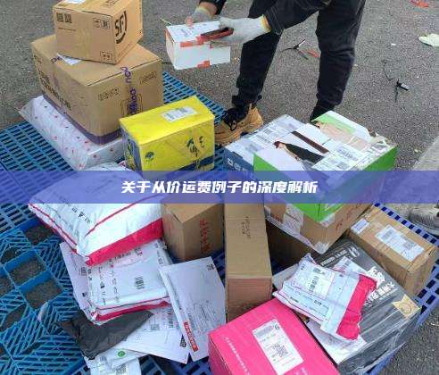 关于从价运费例子的深度解析