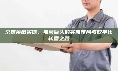 京东莆田实体,电商巨头的实体布局与数字化转型之路
