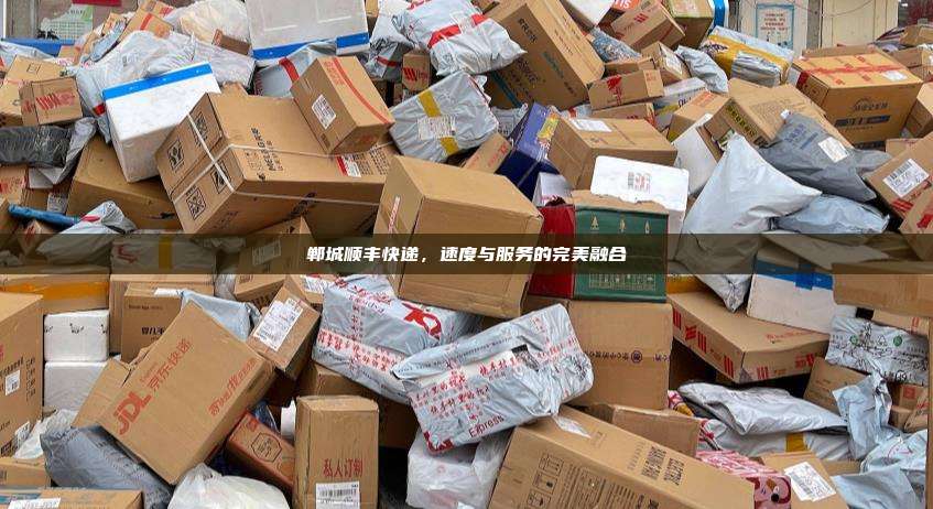 郸城顺丰快递,速度与服务的完美融合
