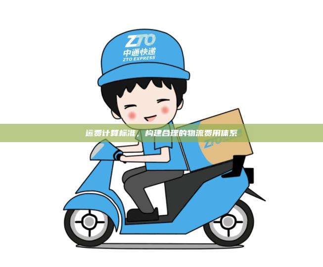 运费计算标准,构建合理的物流费用体系