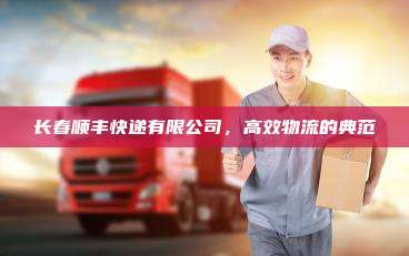 长春顺丰快递有限公司,高效物流的典范