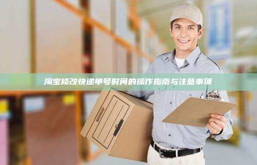 淘宝修改快递单号时间的操作指南与注意事项