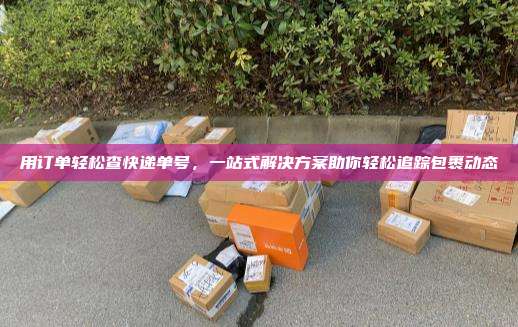 用订单轻松查快递单号,一站式解决方案助你轻松追踪包裹动态