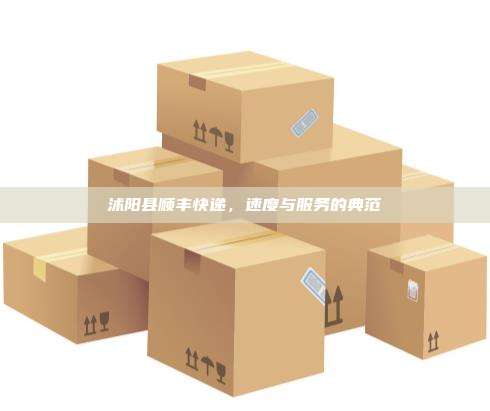 沭阳县顺丰快递,速度与服务的典范
