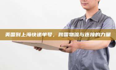 美国到上海快递单号,跨国物流与连接的力量