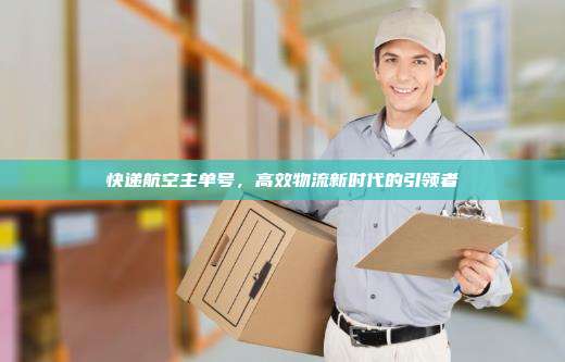 快递航空主单号,高效物流新时代的引领者