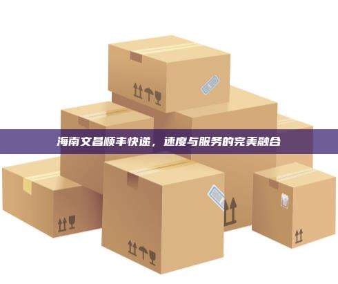 海南文昌顺丰快递,速度与服务的完美融合