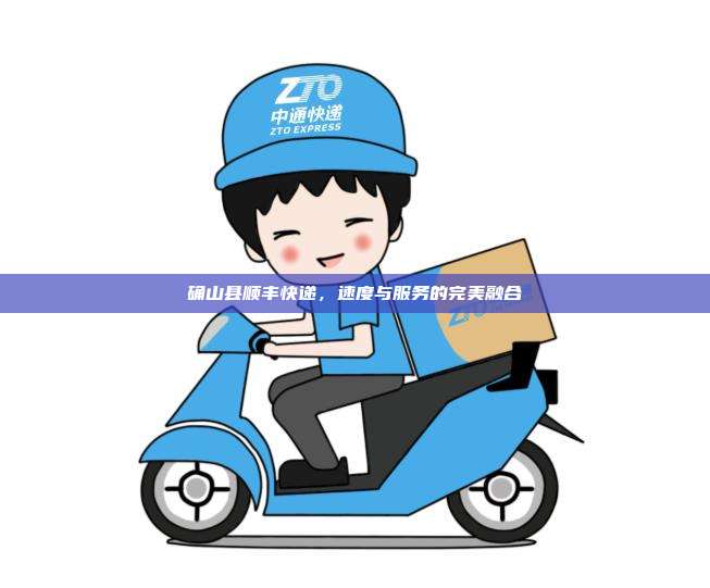 确山县顺丰快递,速度与服务的完美融合