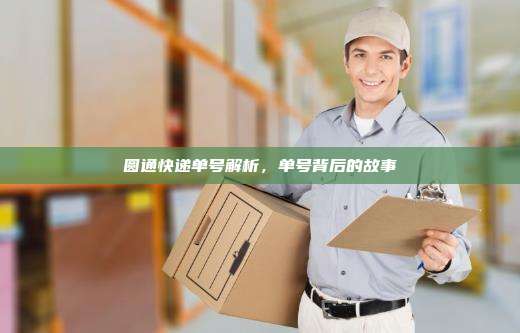 圆通快递单号解析,单号背后的故事