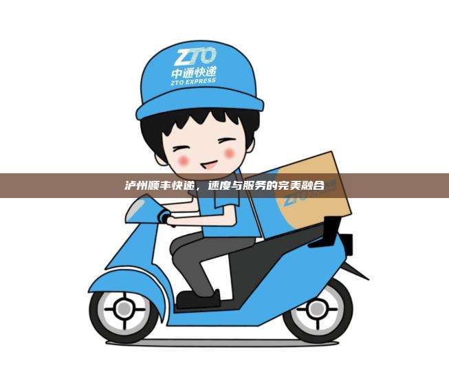 泸州顺丰快递,速度与服务的完美融合