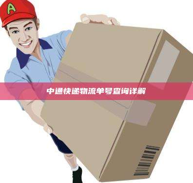 中通快递物流单号查询详解