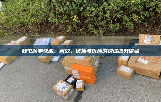 魏屯顺丰快递,高效、便捷与优质的快递服务体验