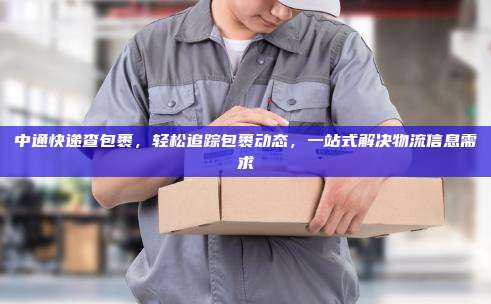 中通快递查包裹,轻松追踪包裹动态,一站式解决物流信息需求