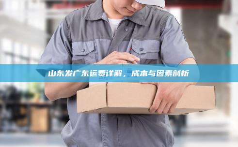 山东发广东运费详解,成本与因素剖析