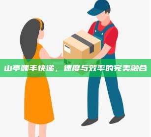 山亭顺丰快递,速度与效率的完美融合